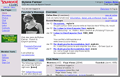 Yahoo! Club Mylene Farmer